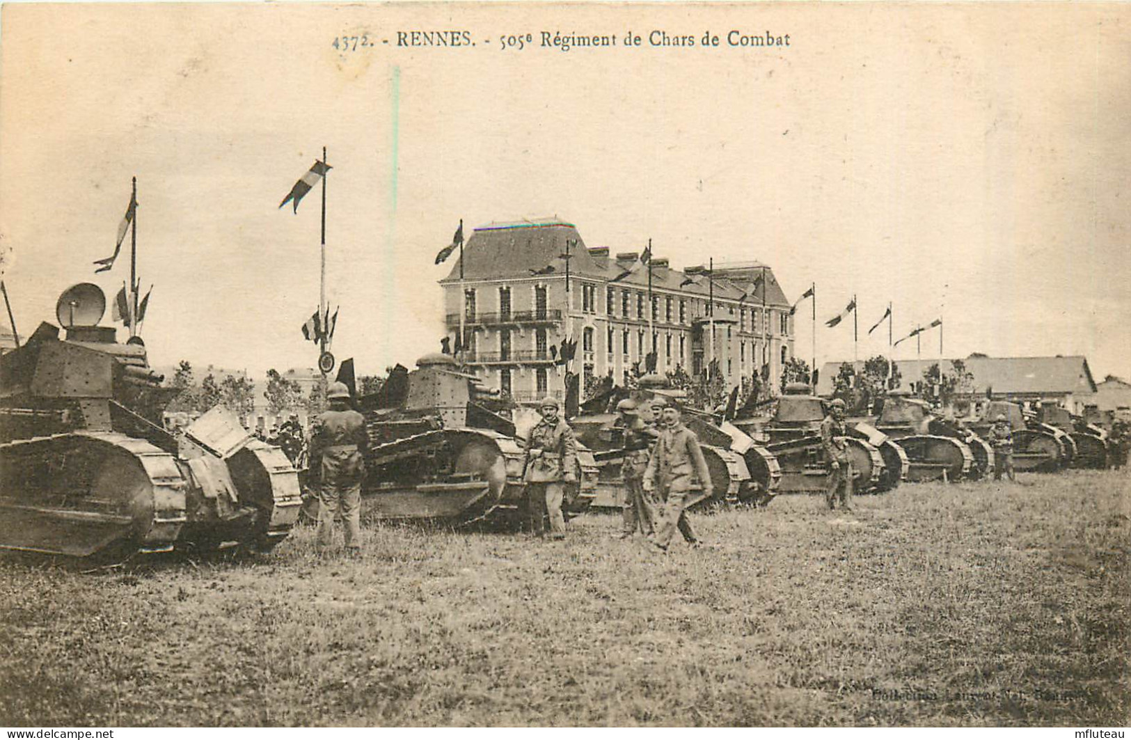 35* RENNES 505e Regiment De Chars De Combat       RL40,0809 - Régiments