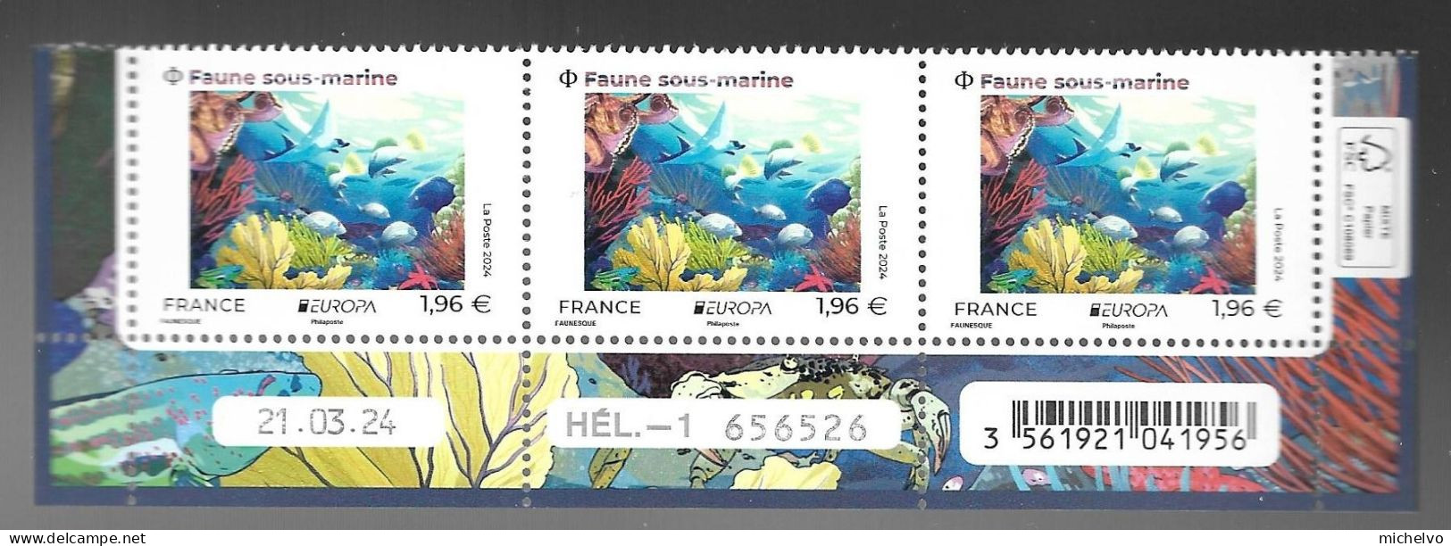 France 2024 - Faune Sous - Marine (Europa) ** - Unused Stamps