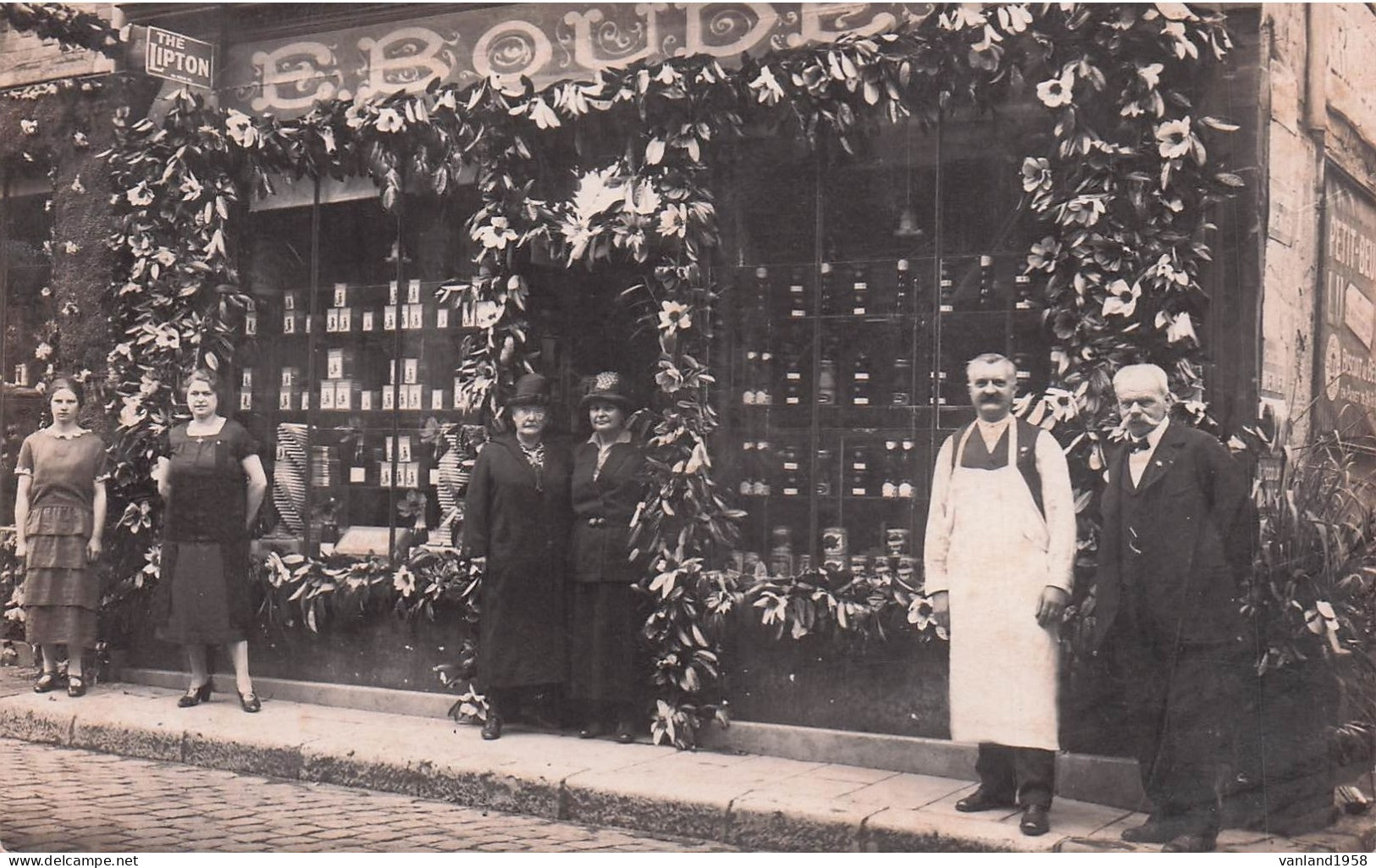 BRAY SUR SEINE-carte Photo Produits Alimentaires Félix Potin 56 Grande Rue - Bray Sur Seine