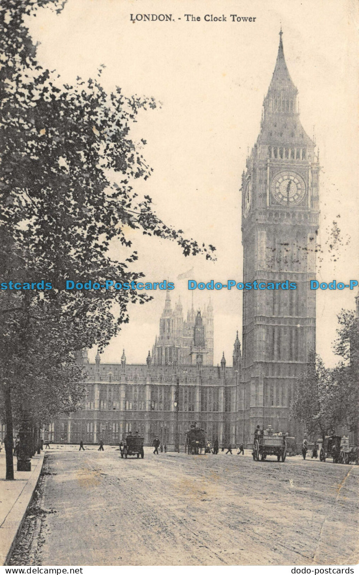 R108669 London. The Clock Tower. 1910 - Autres & Non Classés