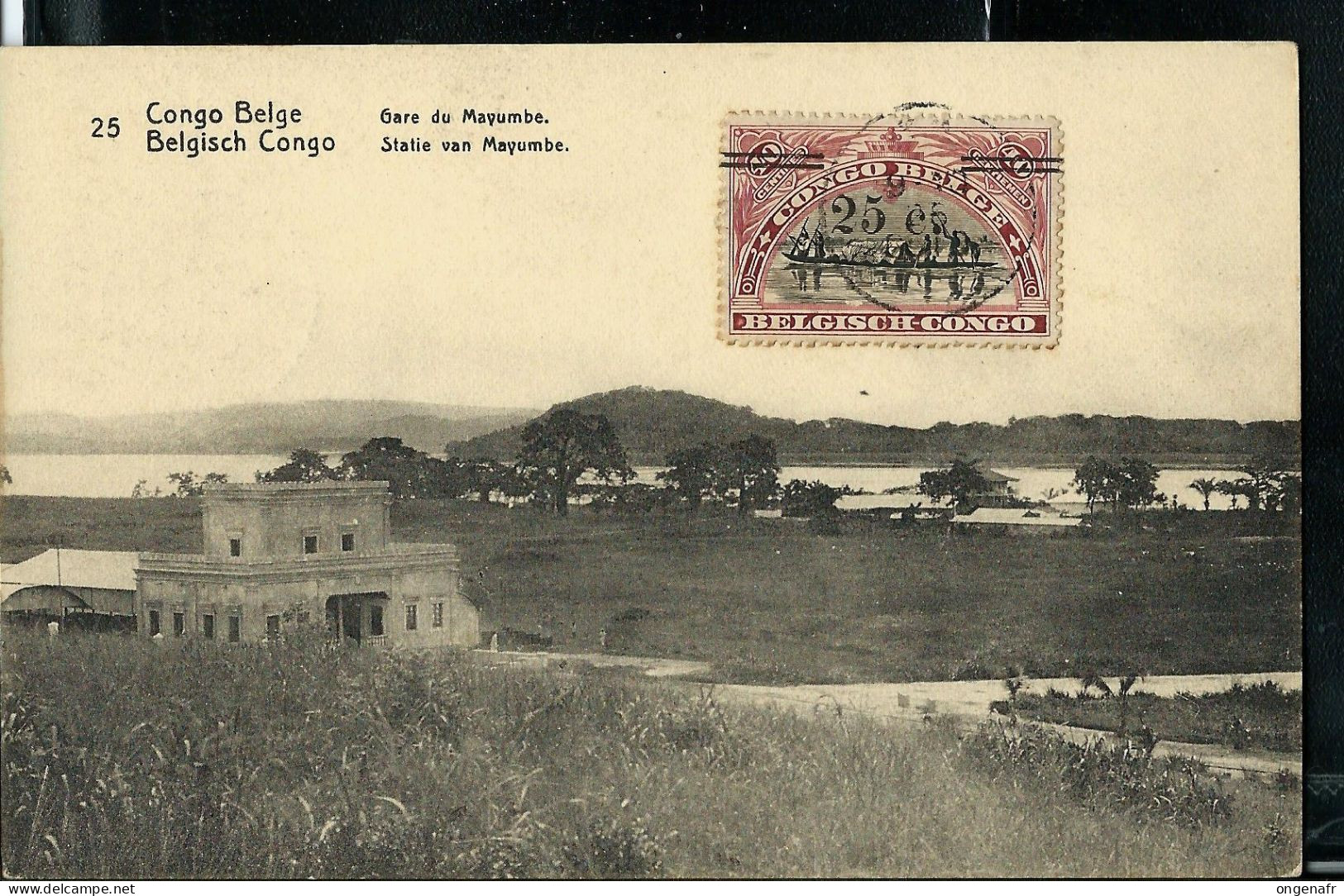 Carte Avec Vue: N° 43 - 25 ( Gare Du Mayumbe) Obl. ? - Entiers Postaux