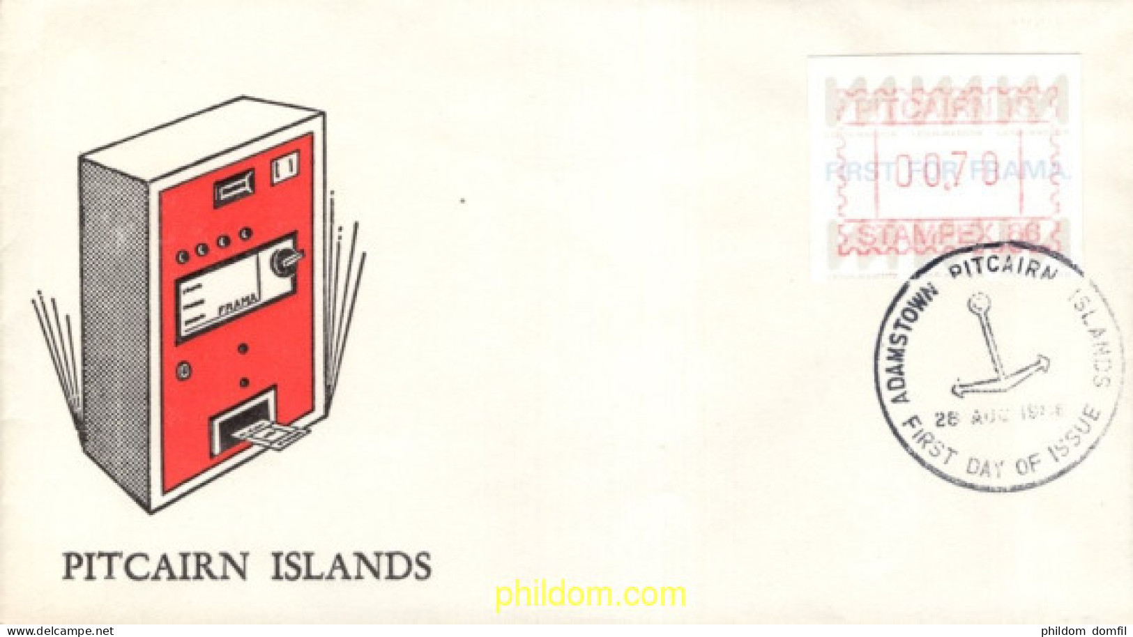 731484 MNH PITCAIRN Islas 1986 STAMPEX 86. EXPOSICION FILATELICA - Pitcairn