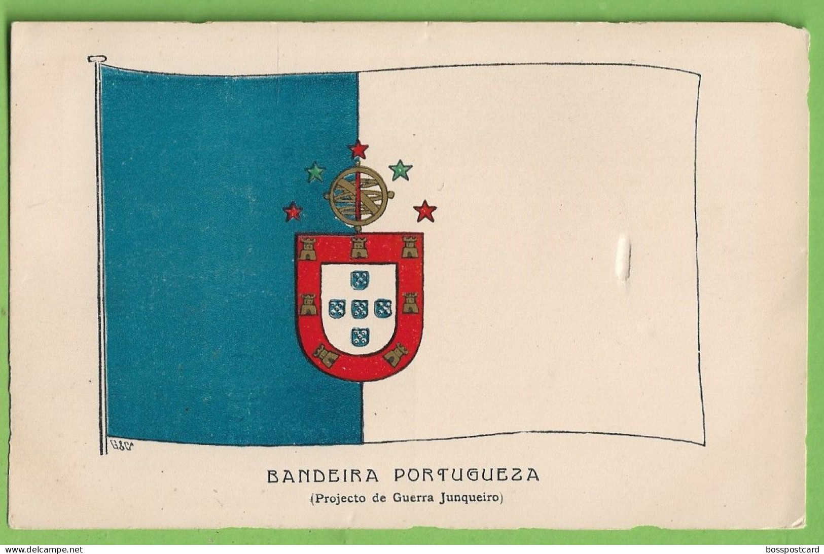 República Portuguesa - Bandeira Portuguesa - Portugal (danificado) - Familles Royales