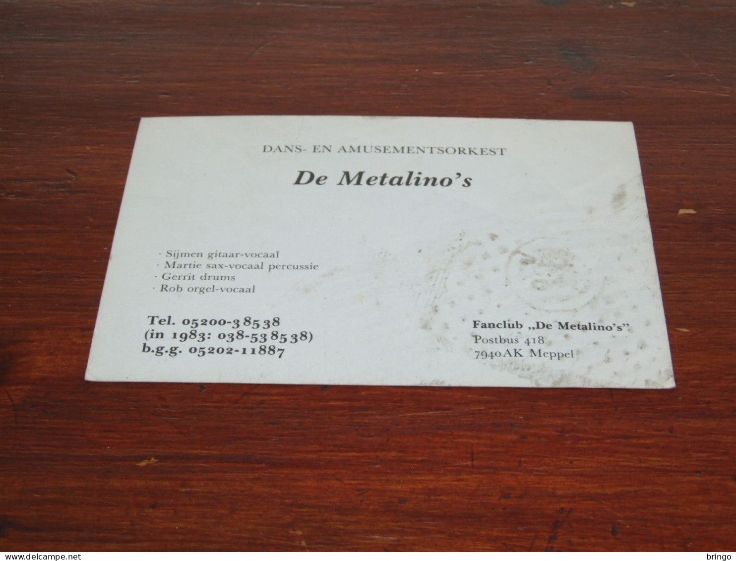 76475-              DE METALINO'S, MEPPEL - Musik Und Musikanten