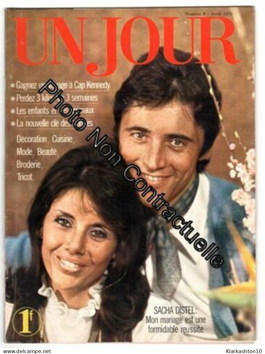 Un Jour N° 9 : Sacha Distel Mon Mariage Est Une Réussite - Zonder Classificatie