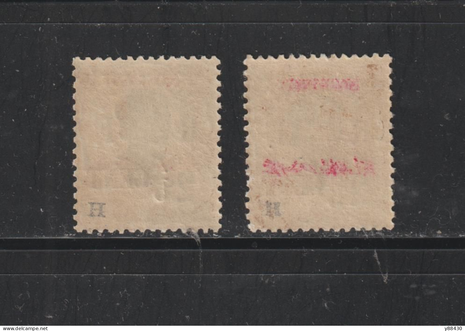 MONG-TZEU - Bureau Indochine - 52 De 1919 - 2 Timbres Neufs * - 4/5c. Sur 2c. Brun  - 2 Scan - Neufs