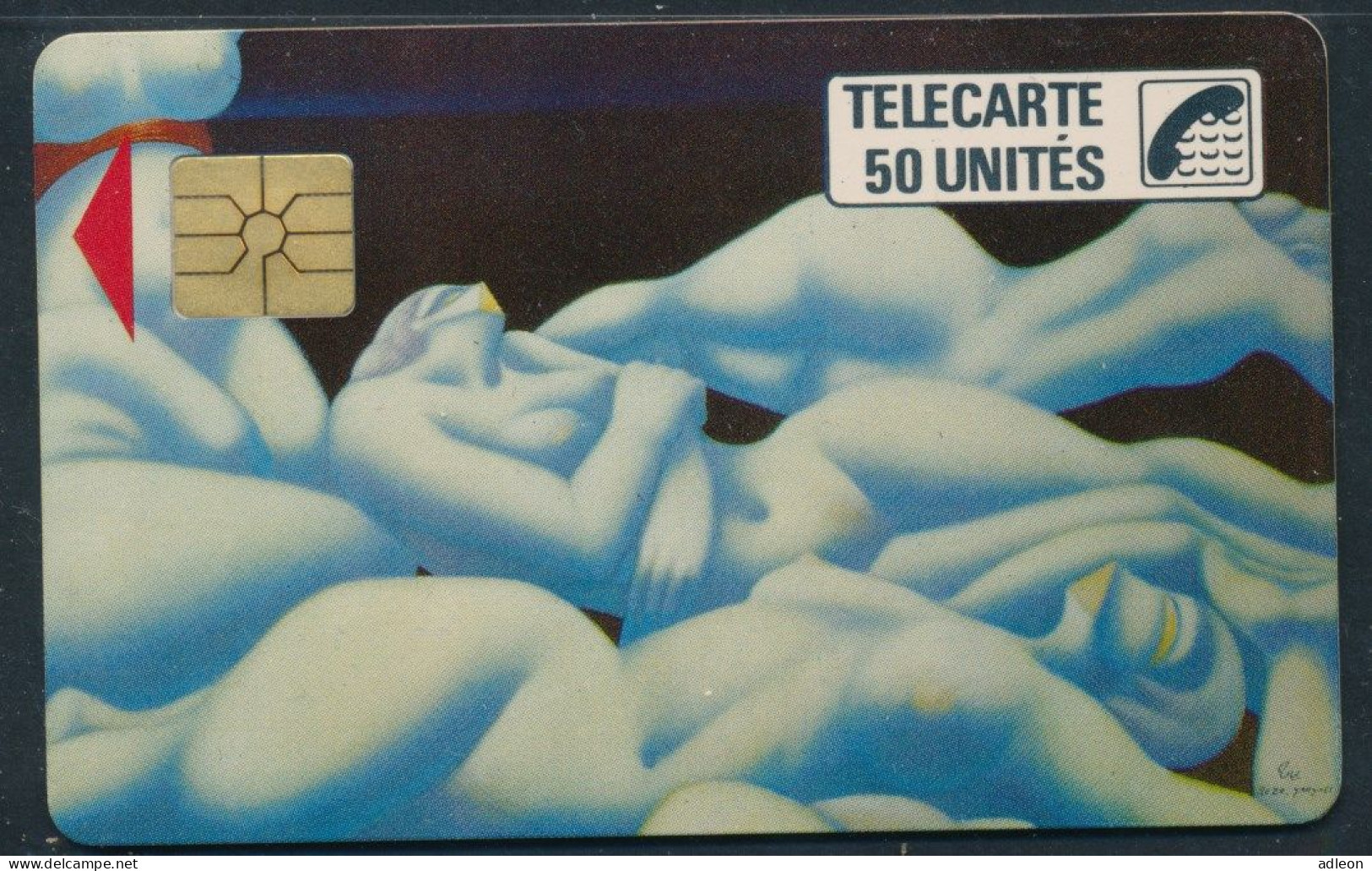 Télécartes France - Privées N° Phonecote D99 Direction Du Domaine - Oeuvre De Reza Yahyaei "Germination Bleue" - Ad Uso Privato