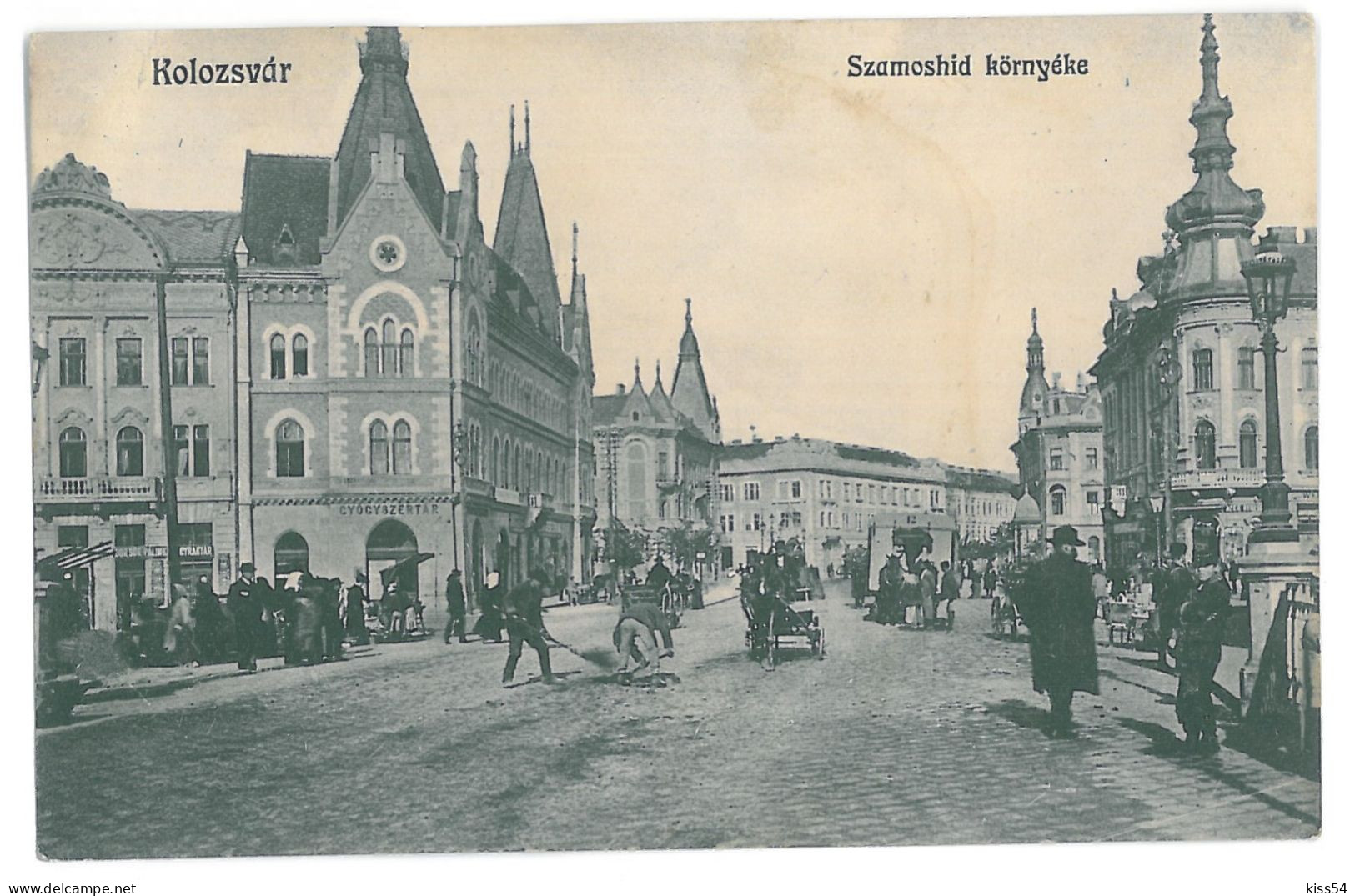 RO 97 - 14800 CLUJ, Romania, Market - Old Postcard - Used - 1913 - Romania