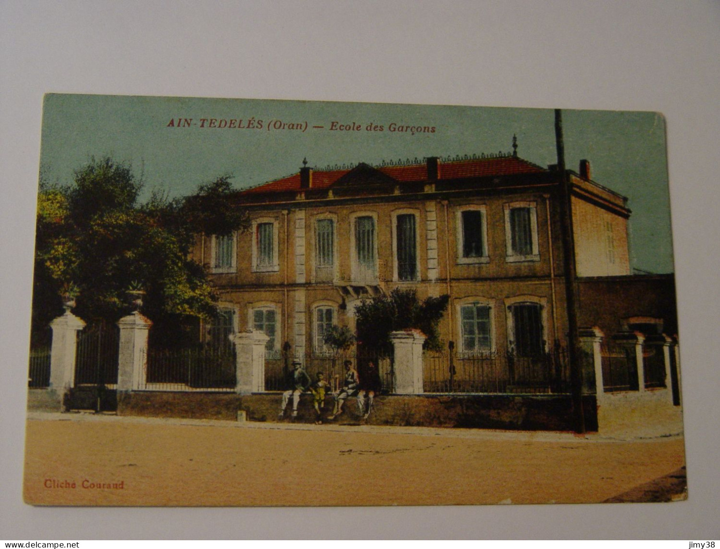 ALGERIE-AIN TEDELES-ECOLE DES GARCONS ANIMEE - Other & Unclassified