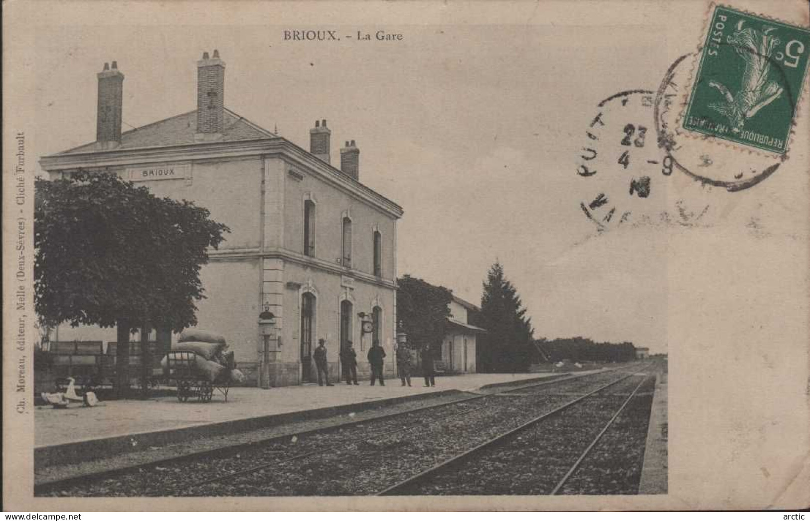 BRIOUX Sur BOUTONNE La Gare - Brioux Sur Boutonne