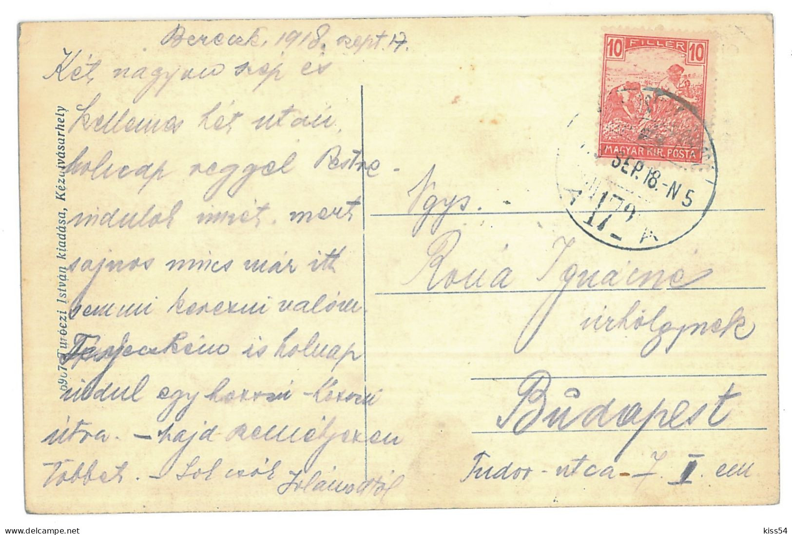 RO 97 - 14805 OITUZ, Bacau, Romania - Old Postcard - Used - 1918 - Rumania