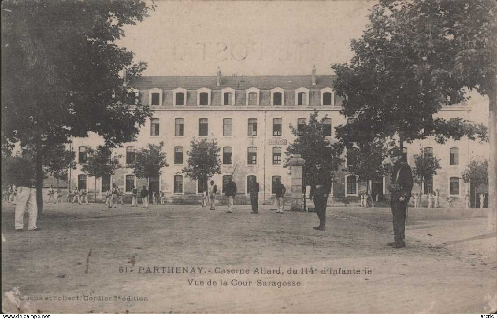 PARTHENAY Caserne Allard Du 114e D'Infanterie - Parthenay
