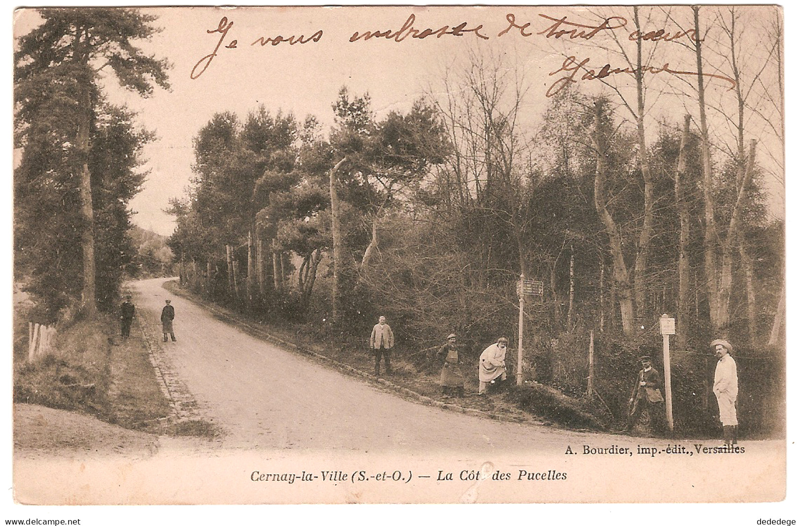 CERNAY-LA-VILLE (S-et-O) LA CÔTE DES PUCELLES (ANIMEE) - Cernay-la-Ville
