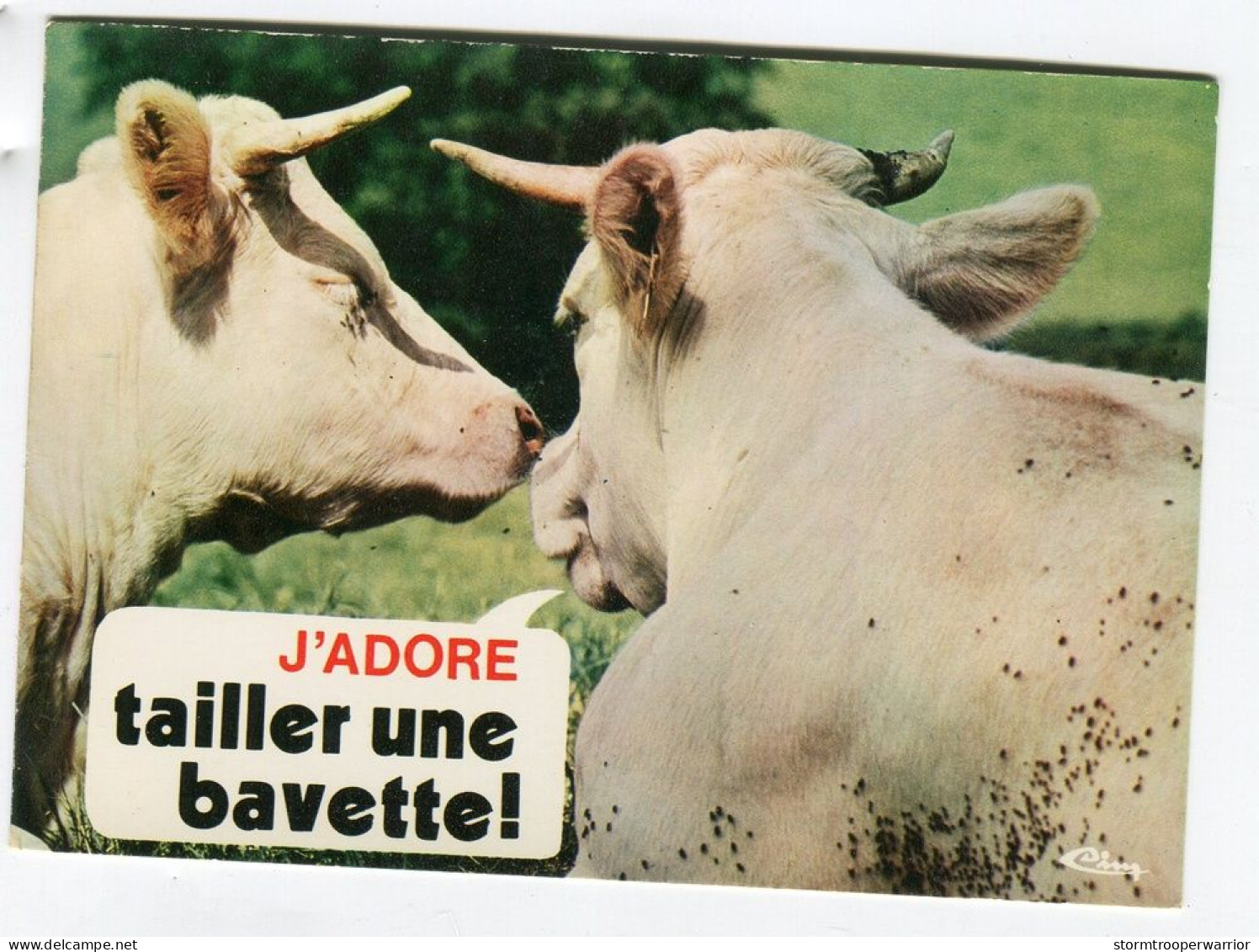 Vaches Animaux Humoristiques - J'adore Tailler Une Bavette Vache - Humour