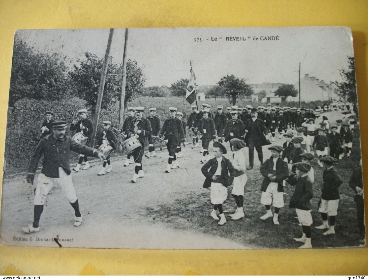 49 5750 CPA 1907 - 49 LE "REVEIL" DE CANDE - BELLE ANIMATION - Musik Und Musikanten