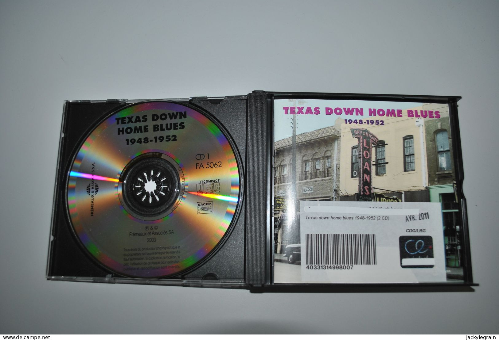 Texas Down Home Blues 1948-1952 Bon état Vente En Belgique Uniquement Envoi Bpost 3 € - Blues