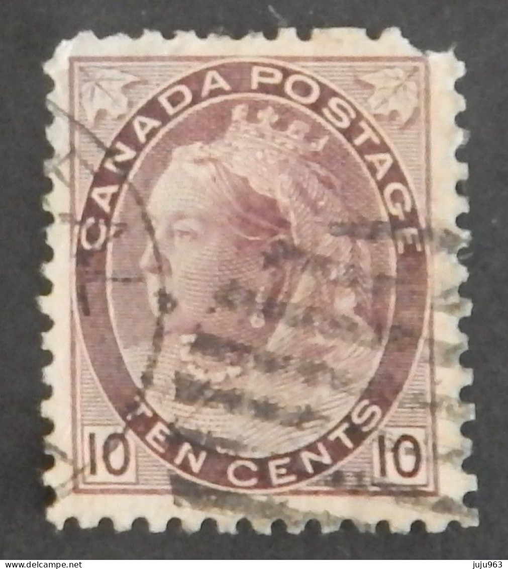 CANADA YT 71 OBLITERE "REINE VICTORIA"  ANNEES 1898/1903 VOIR 2 SCANS - Oblitérés