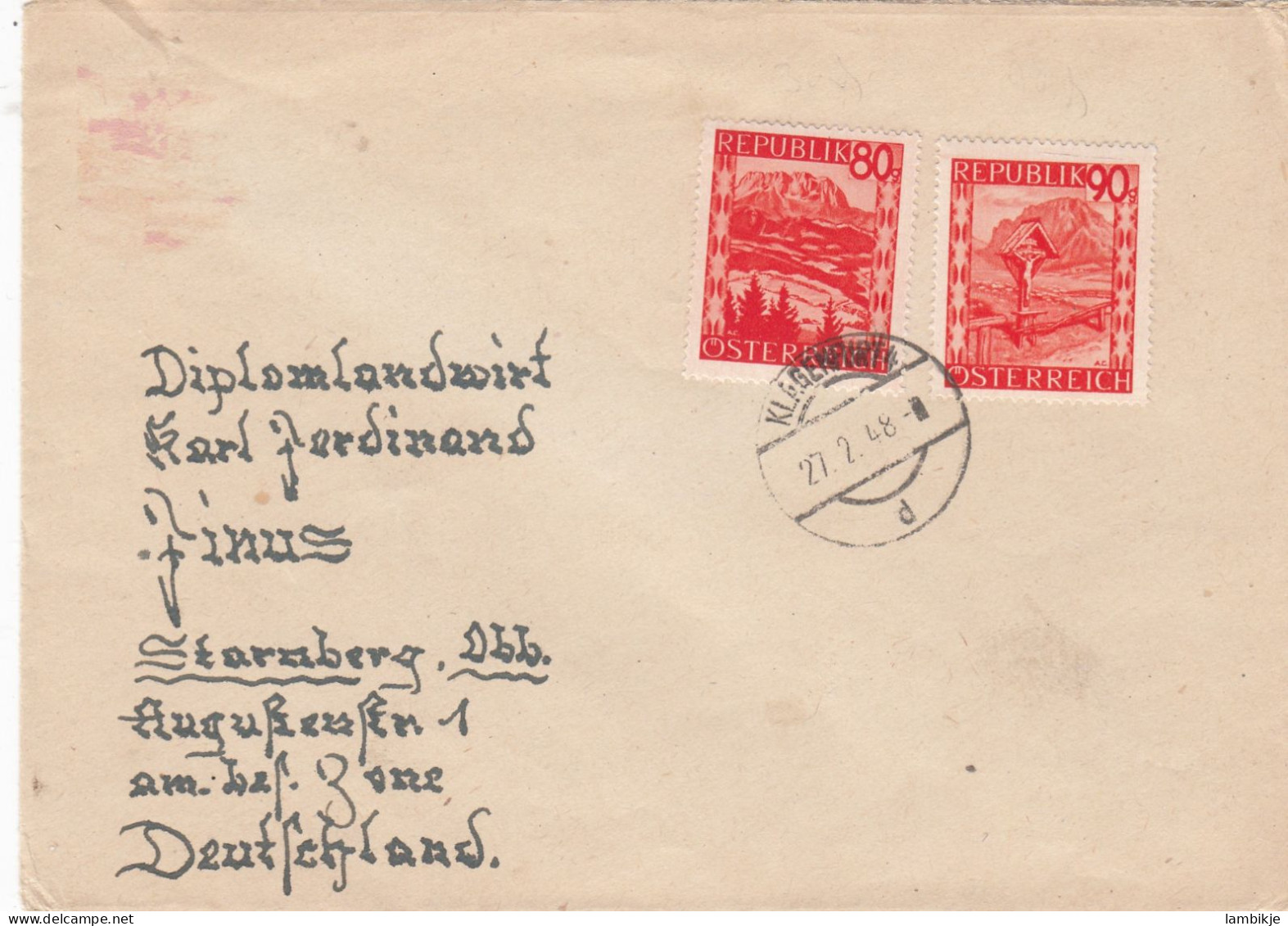 Österreich Brief 1948 - Cartas & Documentos