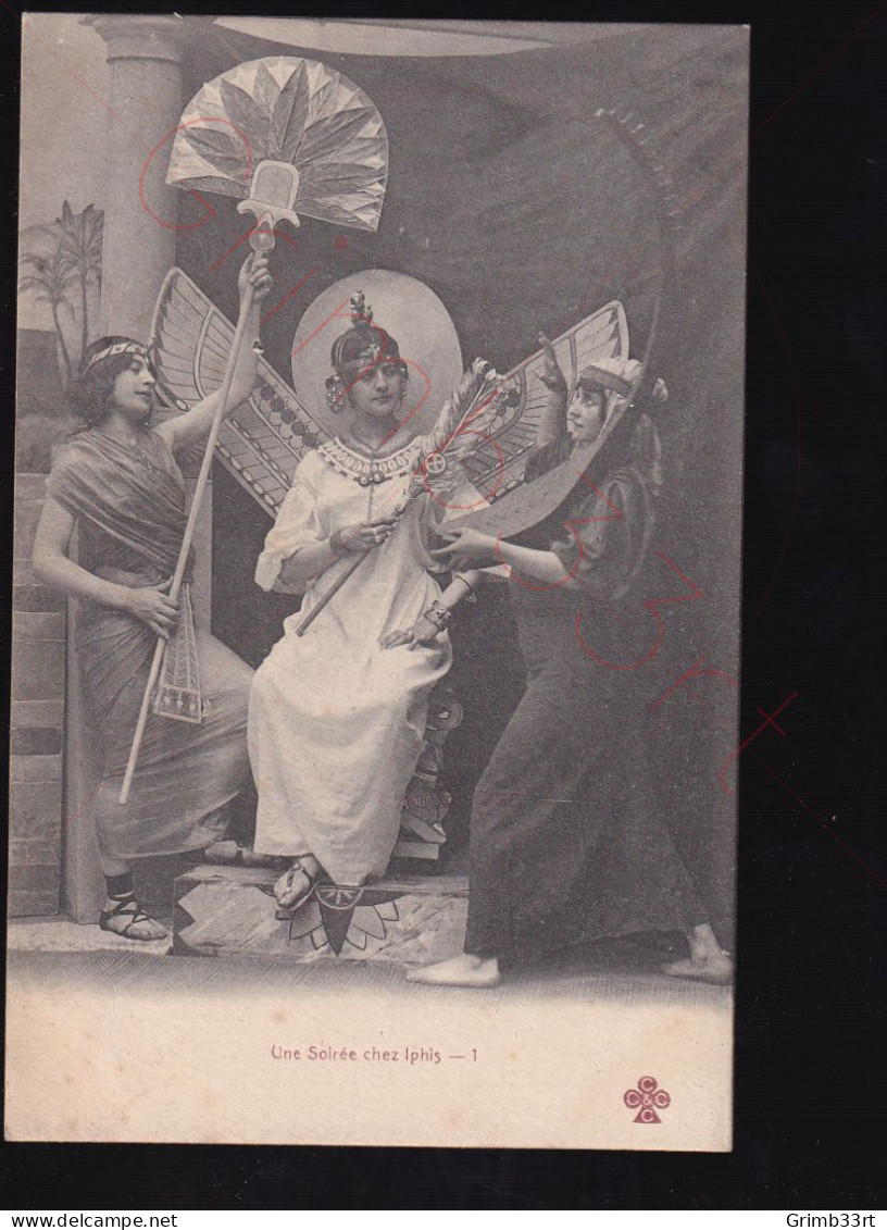 Une Soirée Chez Iphis -1 - Postkaart - Femmes