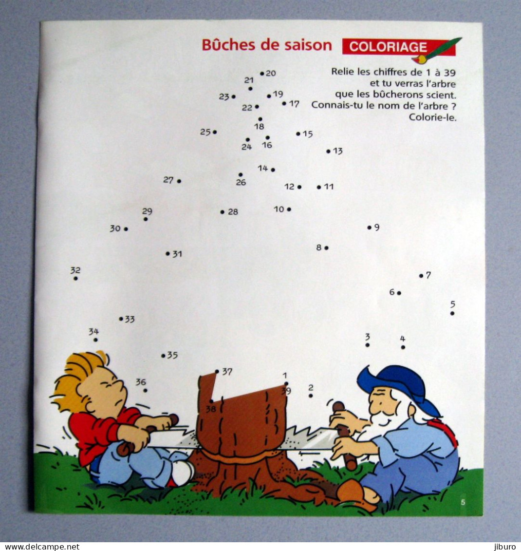 Humour Format 24 X 21,5 Cm Métier Bûcheron Forêt Outil Scie Passe-partout Sciton Coupe Arbre Abattage - Non Classés