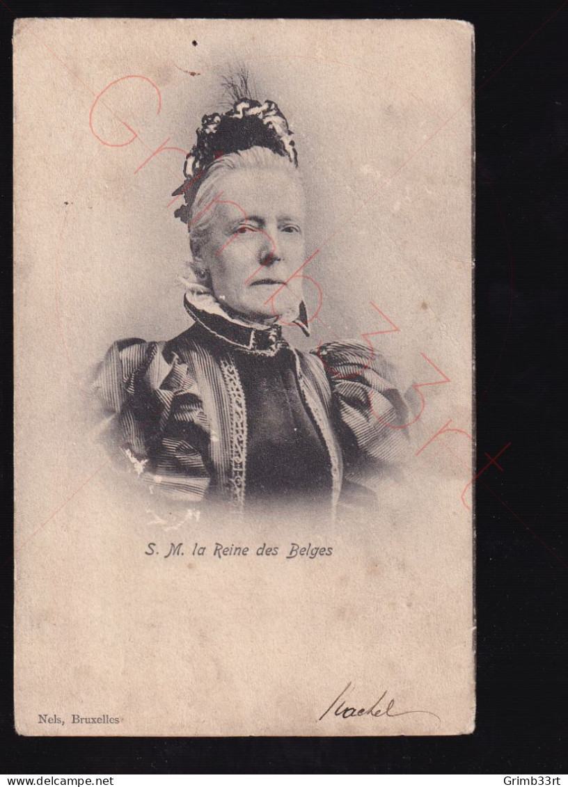 S. M. La Reine Des Belges - Postkaart - Familles Royales