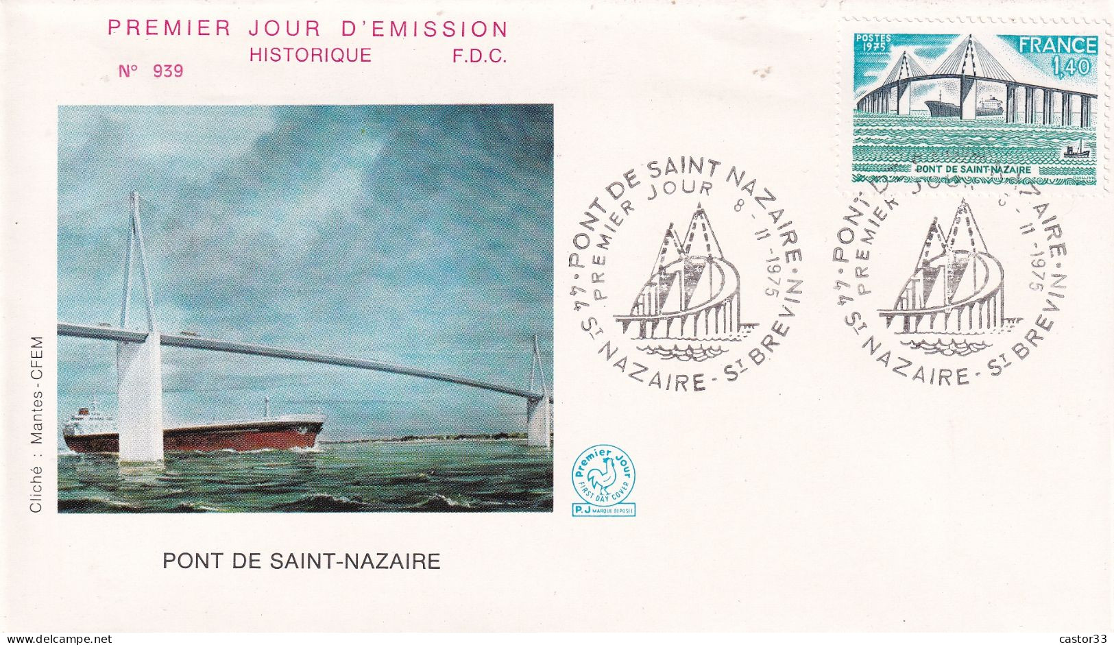 1er Jour, Pont De Saint-Nazaire - 1970-1979