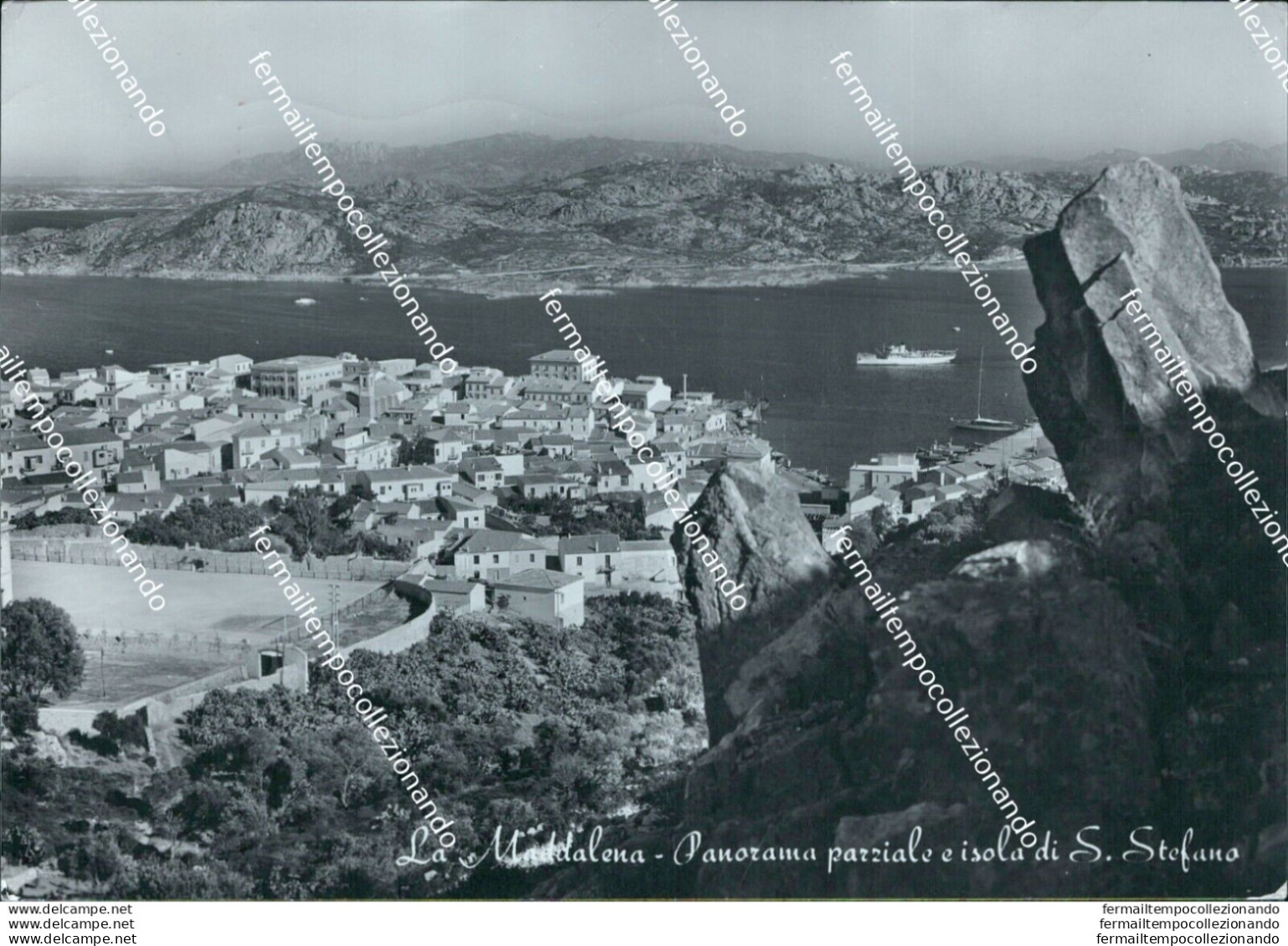 Bb36 Cartolina La Maddalena Panorama Parziale E Isola Di S.stefano Sassari - Sassari