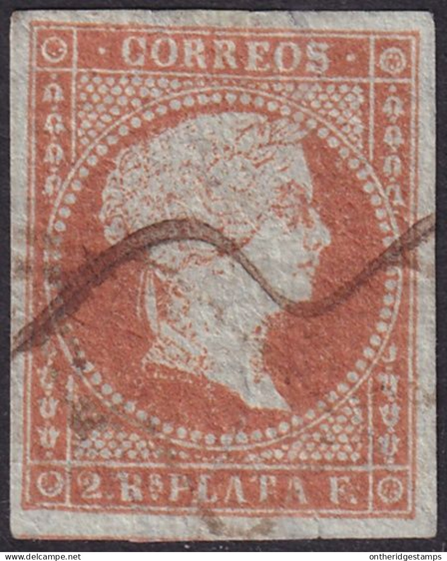 Cuba 1855 Sc 4a Ed 3a Used - Cuba (1874-1898)