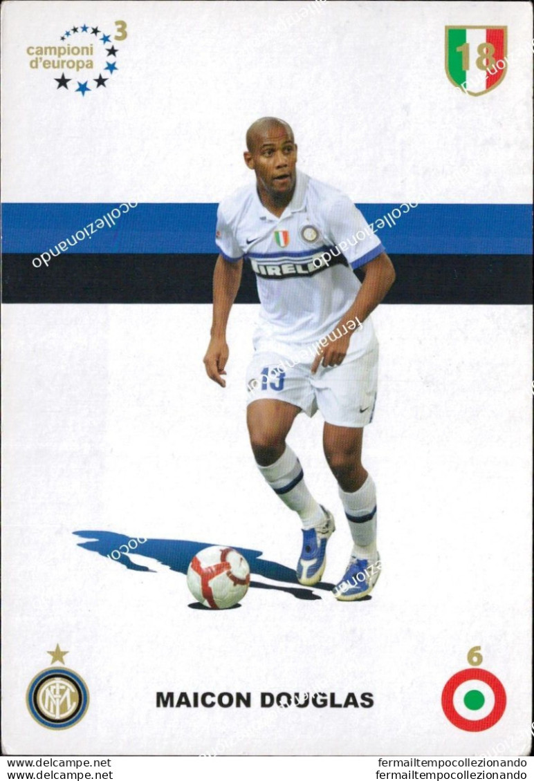 O767 Cartolina   Postcard  Ufficiale  Inter Maicon Douglas - Fussball