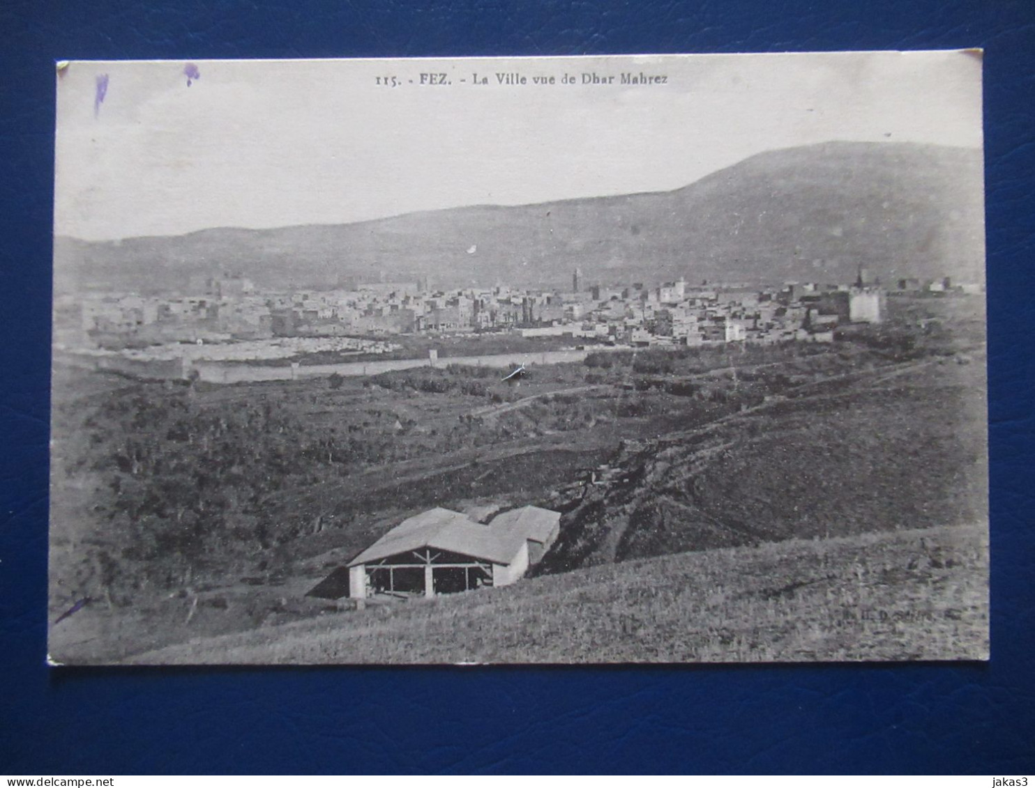 CPA CARTE POSTALE  - FEZ - FÈS   ( MAROC  ) - LA VILLE VUE DE DHAR MAHREZ - Fez