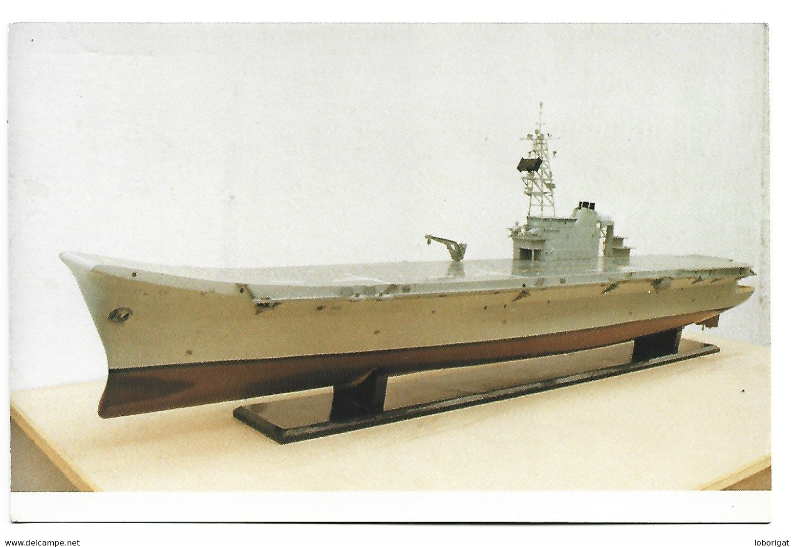 MAQUETA DEL FUTURO PORTAAERONAVES ESPAÑOL.- BARCO DE GUERRA.- ( ESPAÑA ) - Krieg