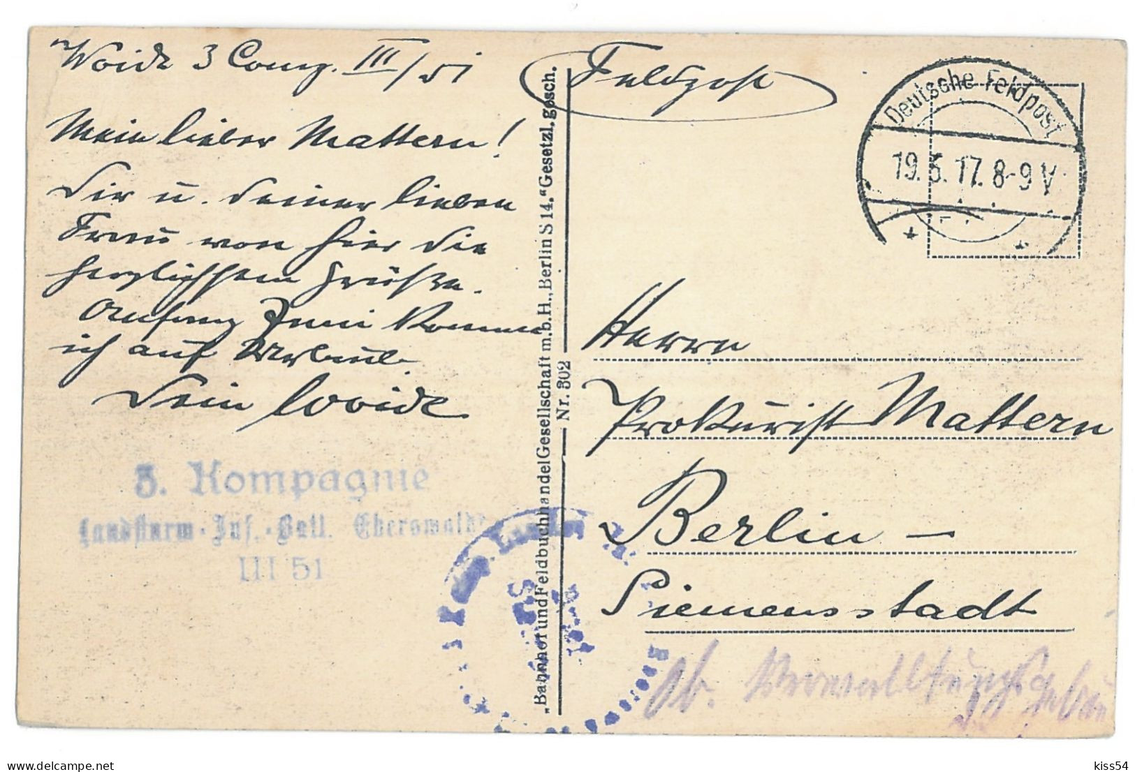 RO 97 - 14089 BUCURESTI, Theatre Market, Romania - Old Postcard, CENSOR - Used - 1917 - Rumänien
