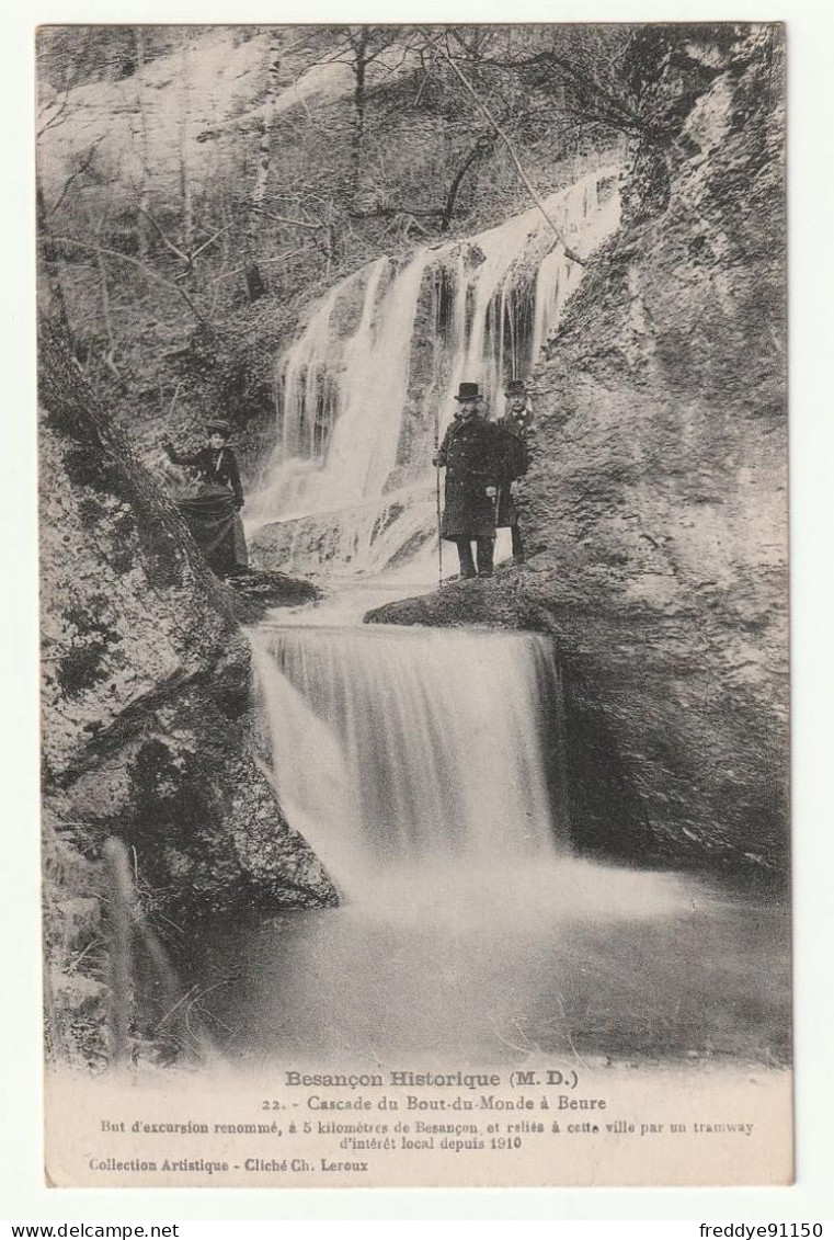 25 . Besançon . Cascade Du Bout Du Monde à Beure . 1912 - Besancon