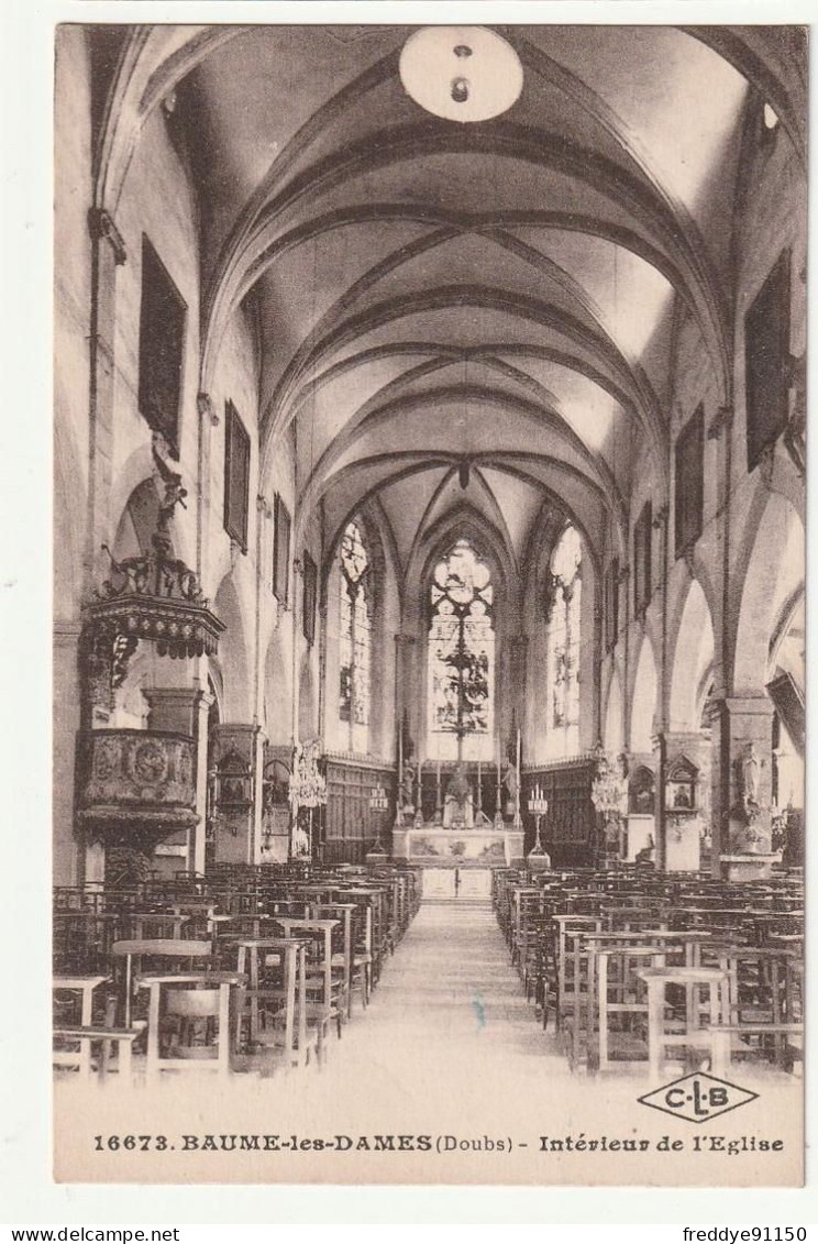 25 . Baume Les Dames . Intérieur De L'église . 1929 - Baume Les Dames