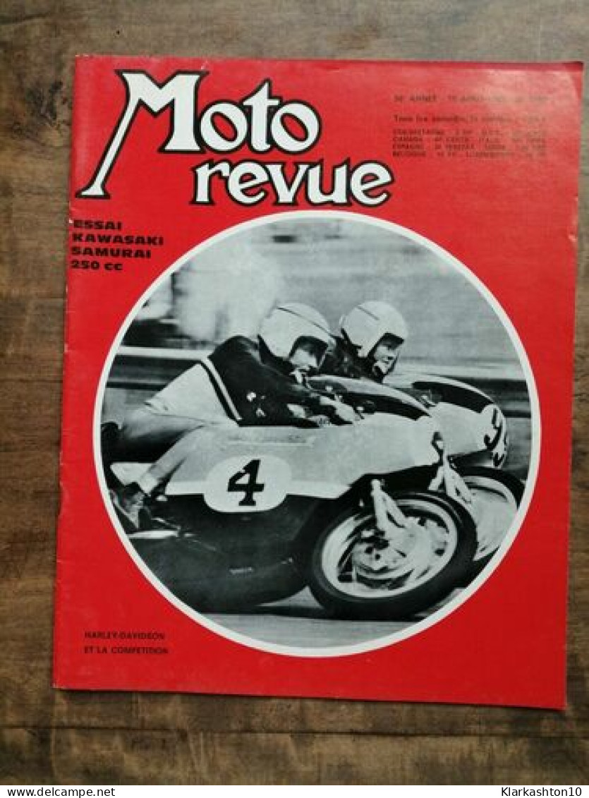 Moto Revue N 1894 10 Août 1968 - Zonder Classificatie