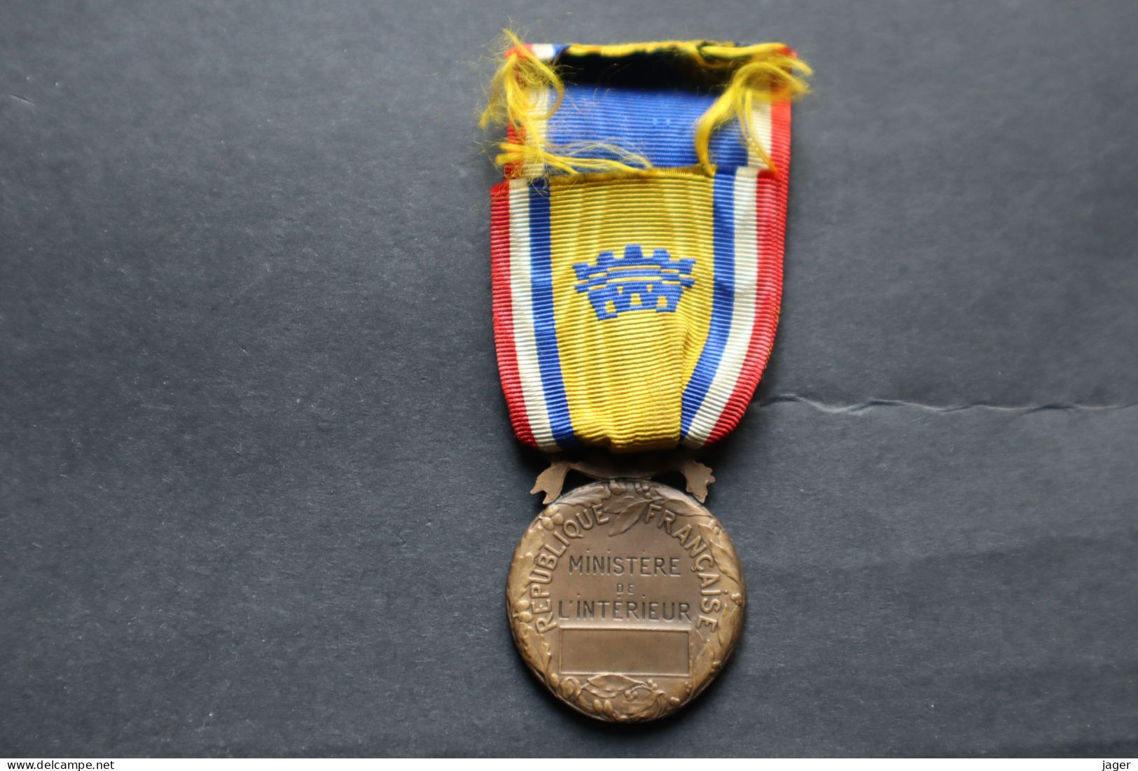 Médaille  De L'Octroi Ministère De L'Intérieur - France