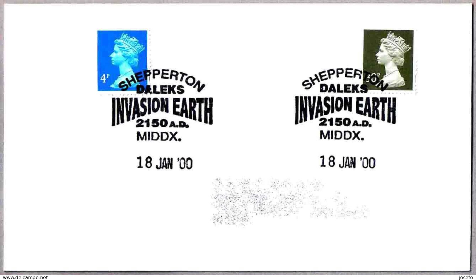 Film DALEKS - INVASION EARTH 2159 A.D. (1966) - Doctor Who. Shepperton 2000 - Cinéma