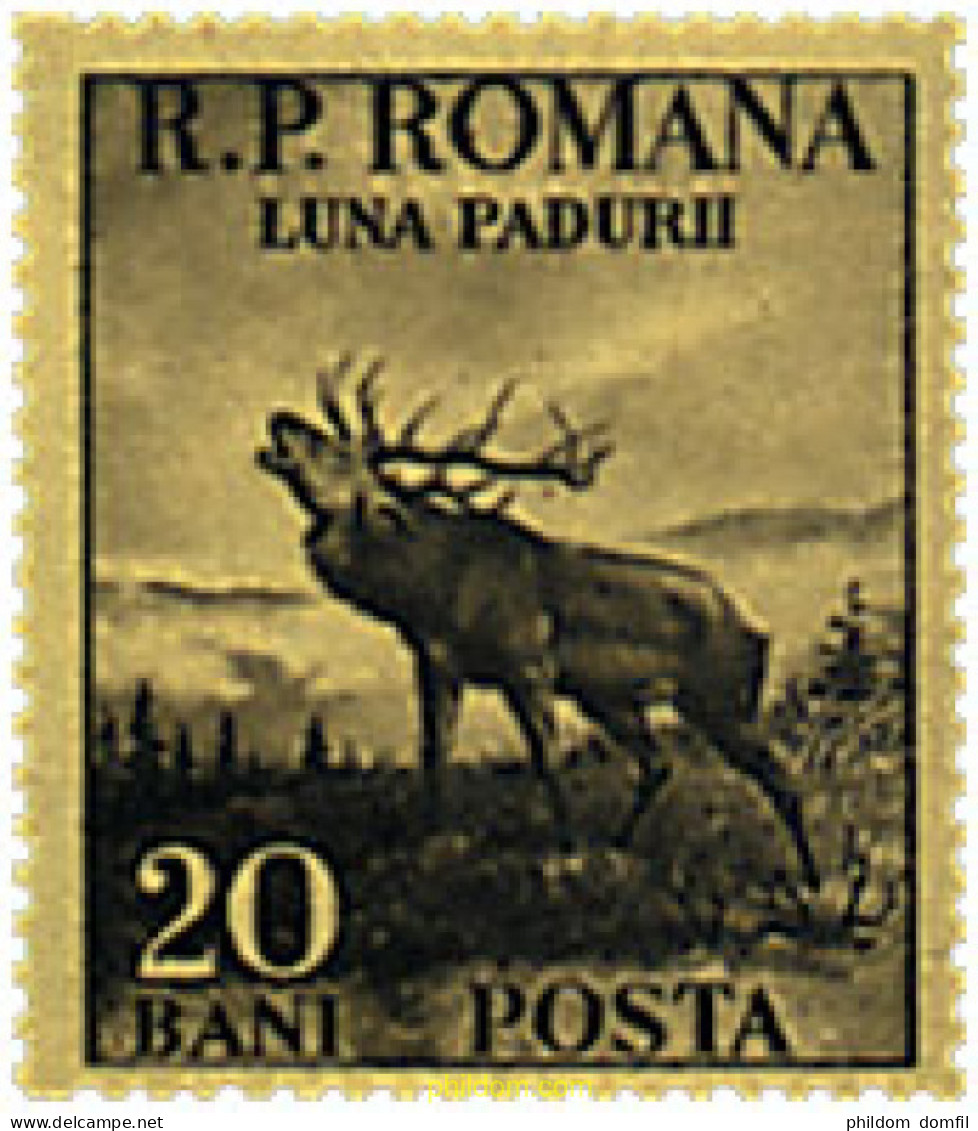 731485 HINGED RUMANIA 1954 MES DEL BOSQUE - Andere & Zonder Classificatie