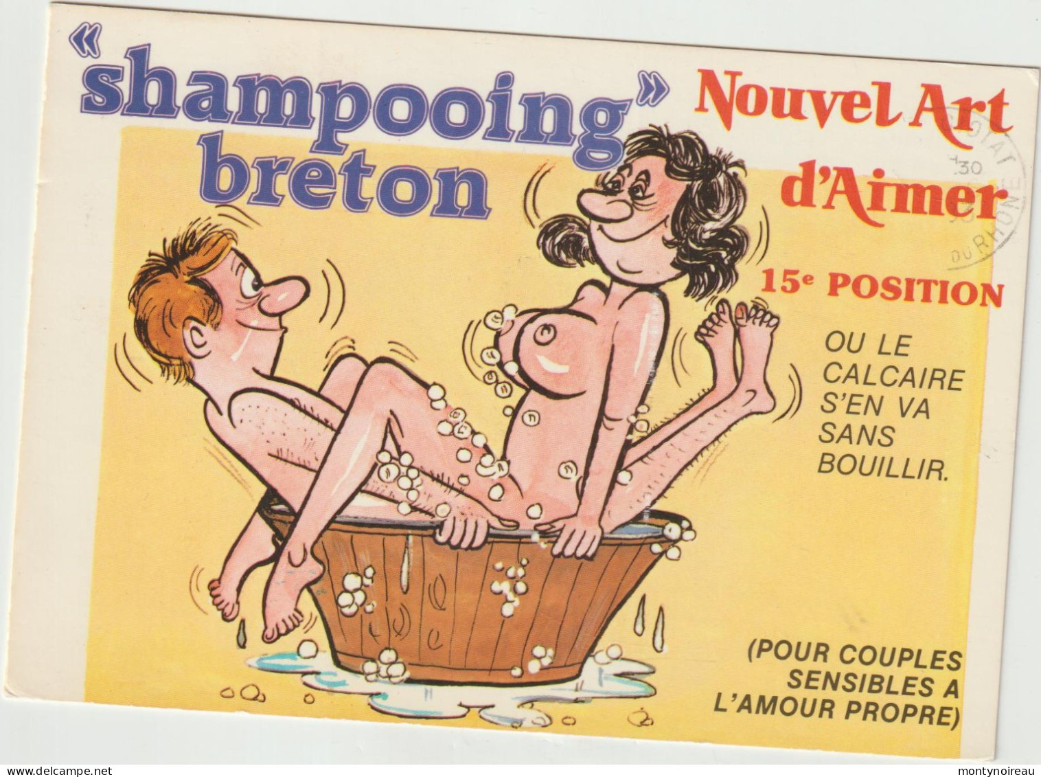 Humour :  Shampoing Breton , Bretagne , Femme Sein Nue - Humor