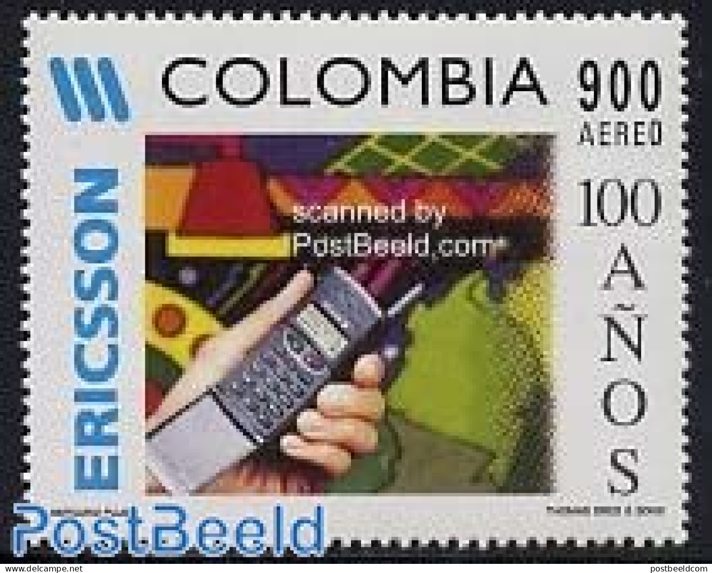 Colombia 1997 Ericsson 1v, Mint NH, Science - Telecommunication - Télécom