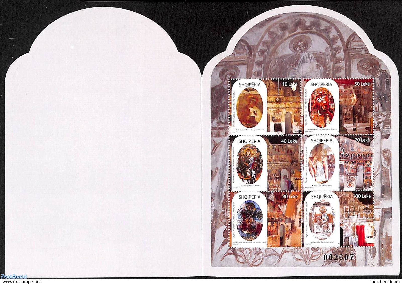 Albania 2014 Icons In Churches Booklet, Mint NH - Albanie