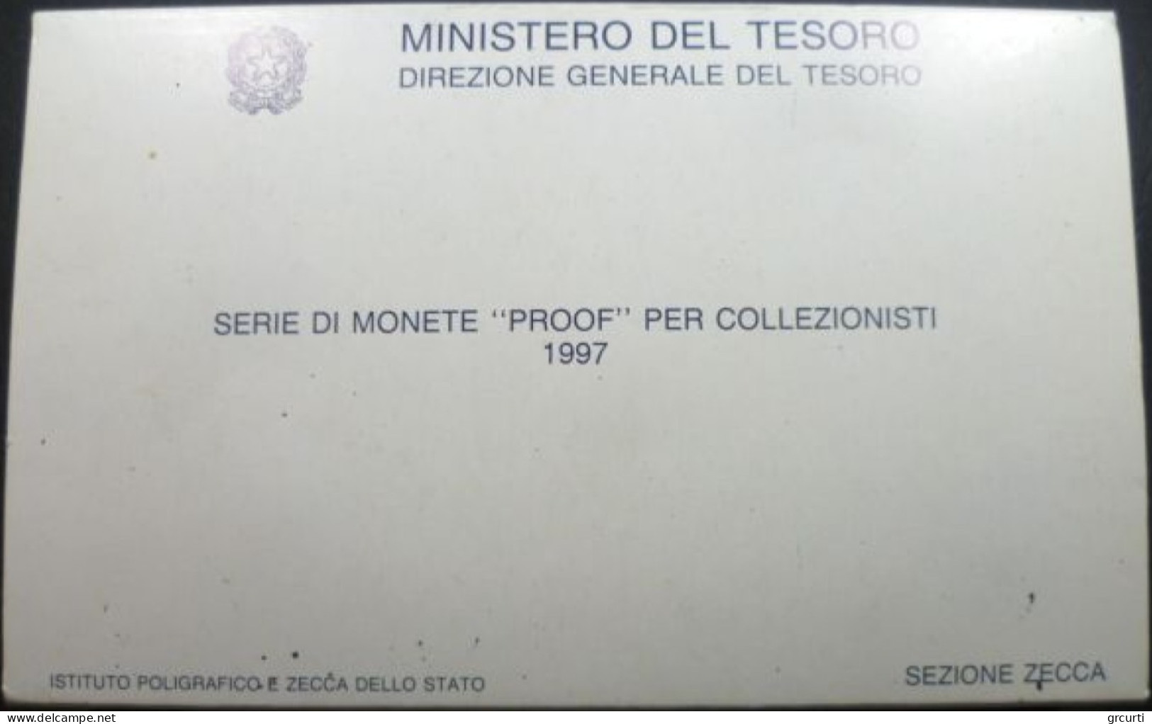 Italia - Serie Zecca Proof 1997 - 12 valori - KM# PS14 - Gig# S.24/P