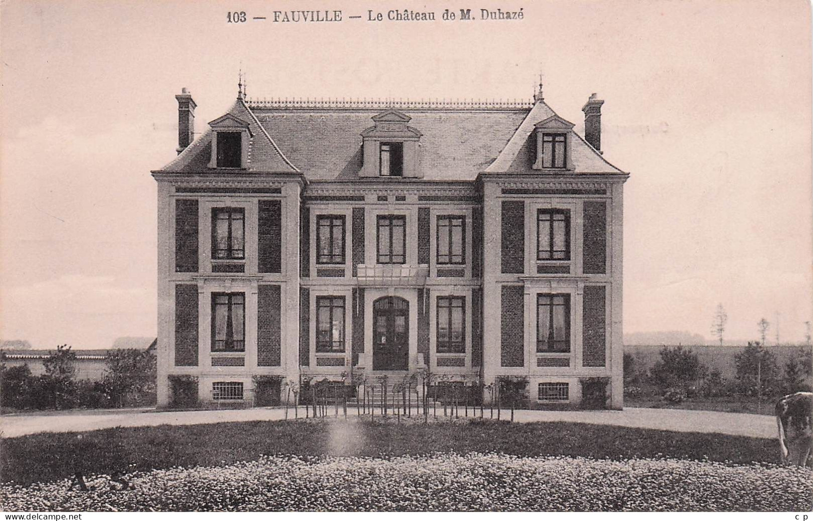 Fauville - Le Chateau De Mr Duaze -  CPA °J - Other & Unclassified
