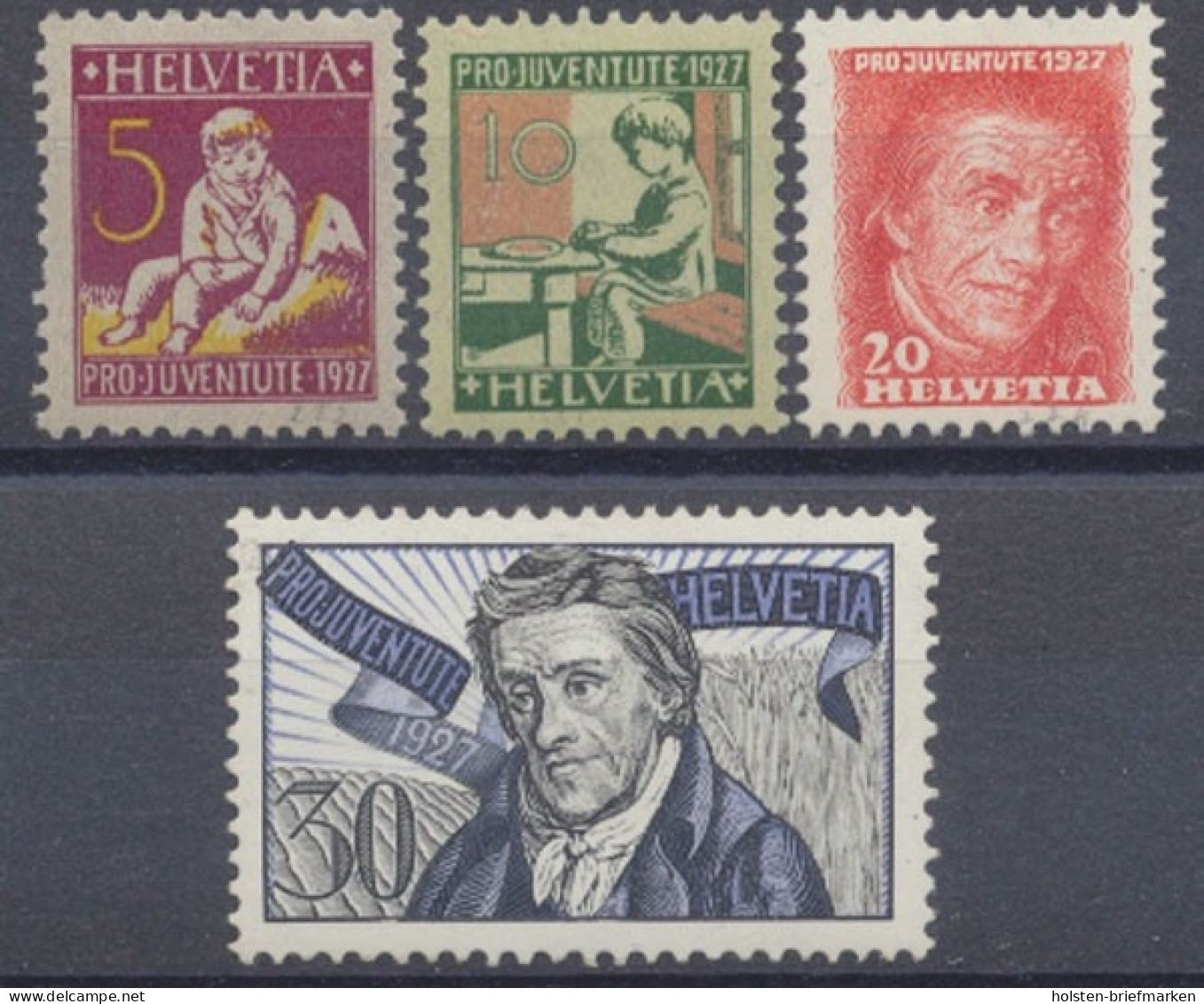 Schweiz, MiNr. 222-225, Postfrisch - Unused Stamps
