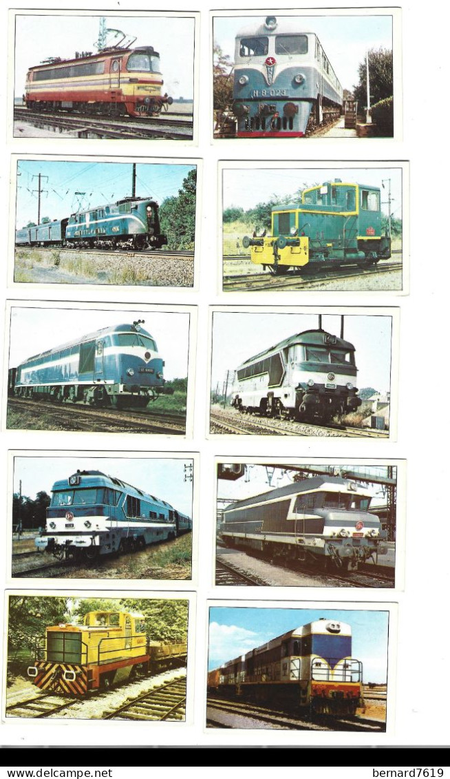 Image Vignette Auto - Collection La Vie Du Rail -l'histoire Des Chemins De Fer -118-120-124-127-132-136-138-141-143-146 - Autres & Non Classés