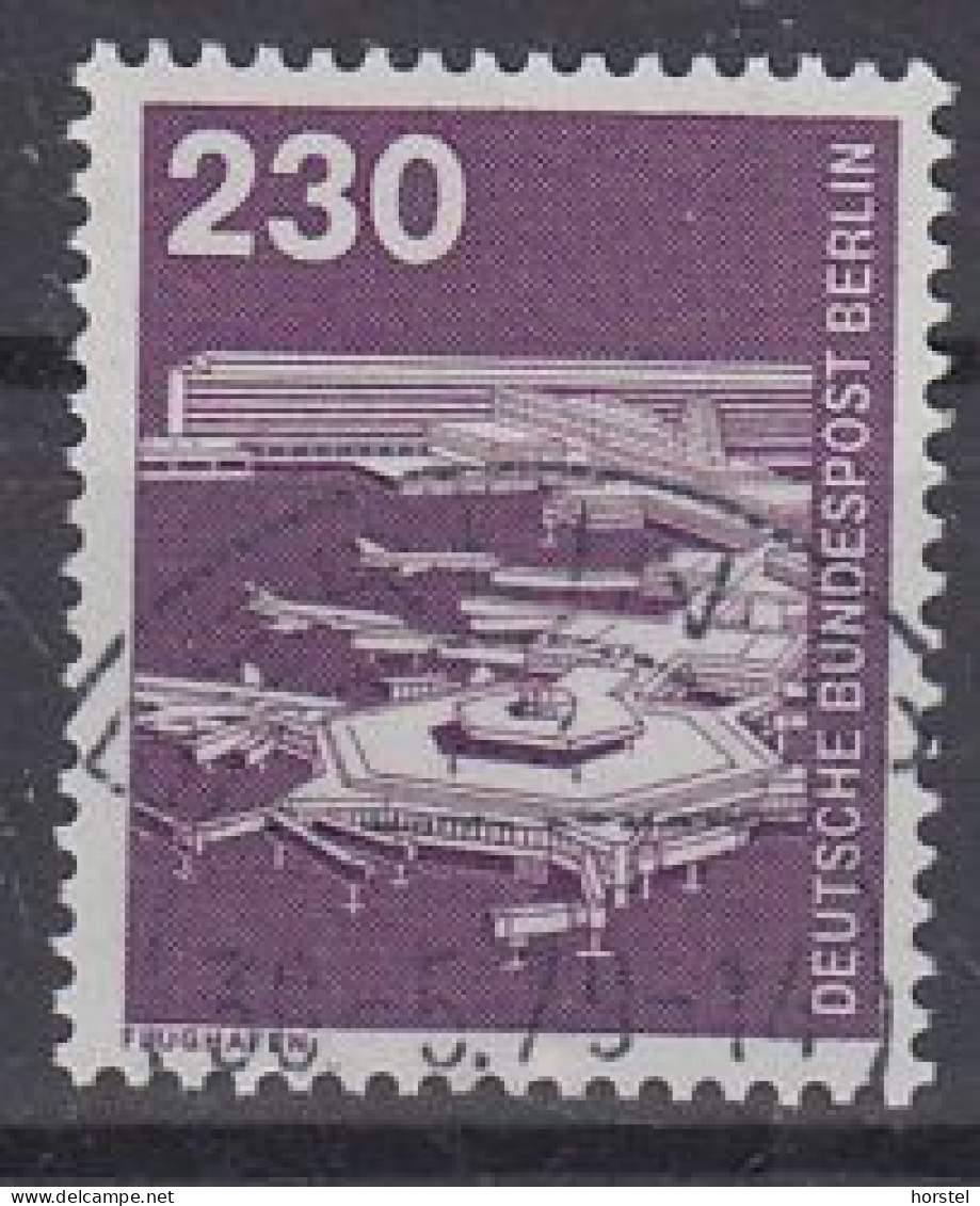 Berlin Mi.586 - Serie Industrie Und Technik - Flughafen Frankfurt ( Gestempelt Mit Gummi) - Oblitérés