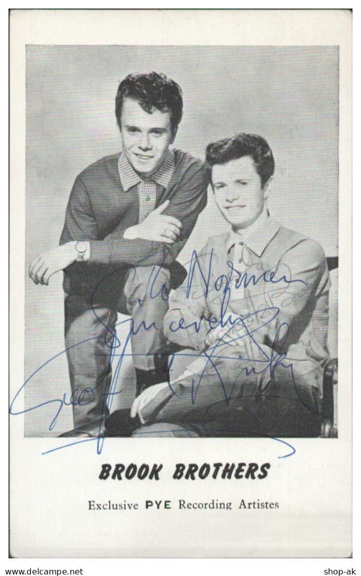 V6317/ Brook Brothers Aus England Autogramme Autogrammkarte   60er Jahre - Autographes