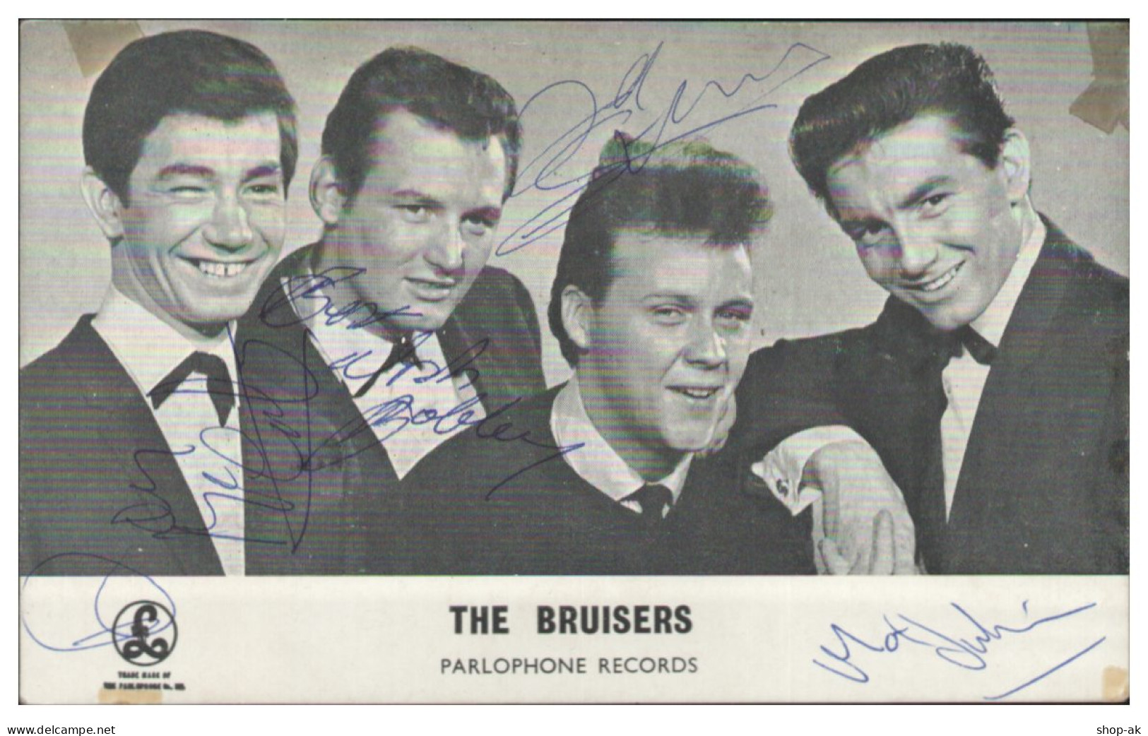 V6316/ The Bruisers Beat- Popband Autogramme Autogrammkarte AK  60er Jahre - Autografi