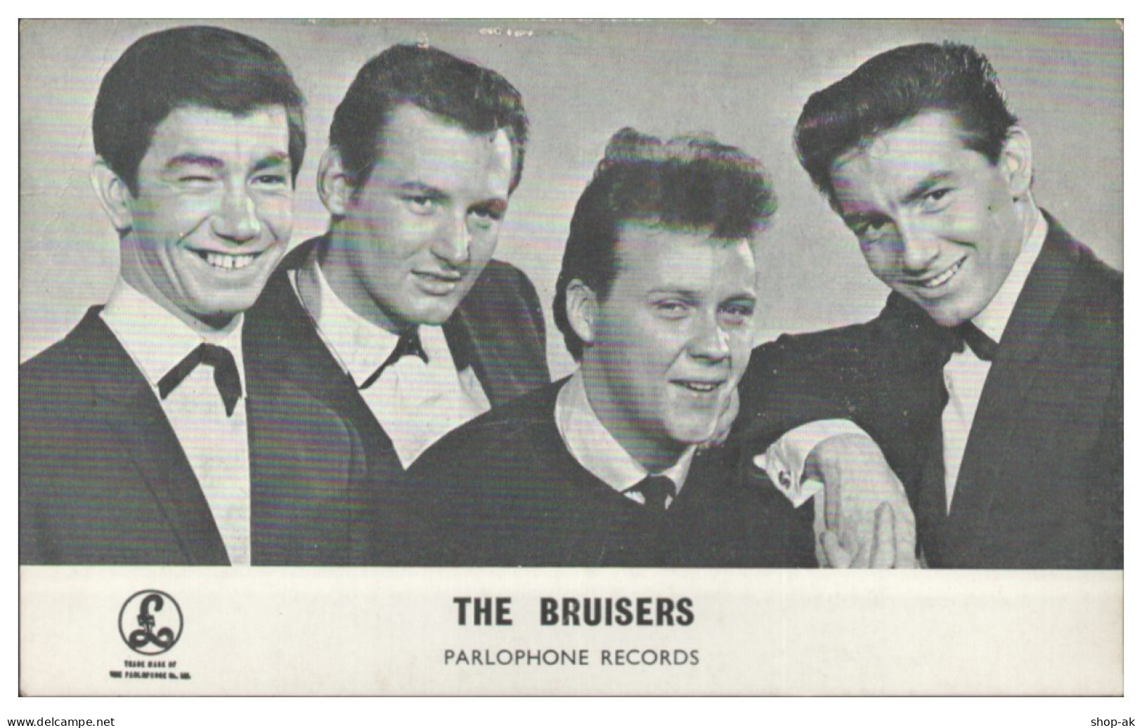 V6321/ The Bruisers Beatband Autogrammkarte  England 60er Jahre - Sonstige & Ohne Zuordnung