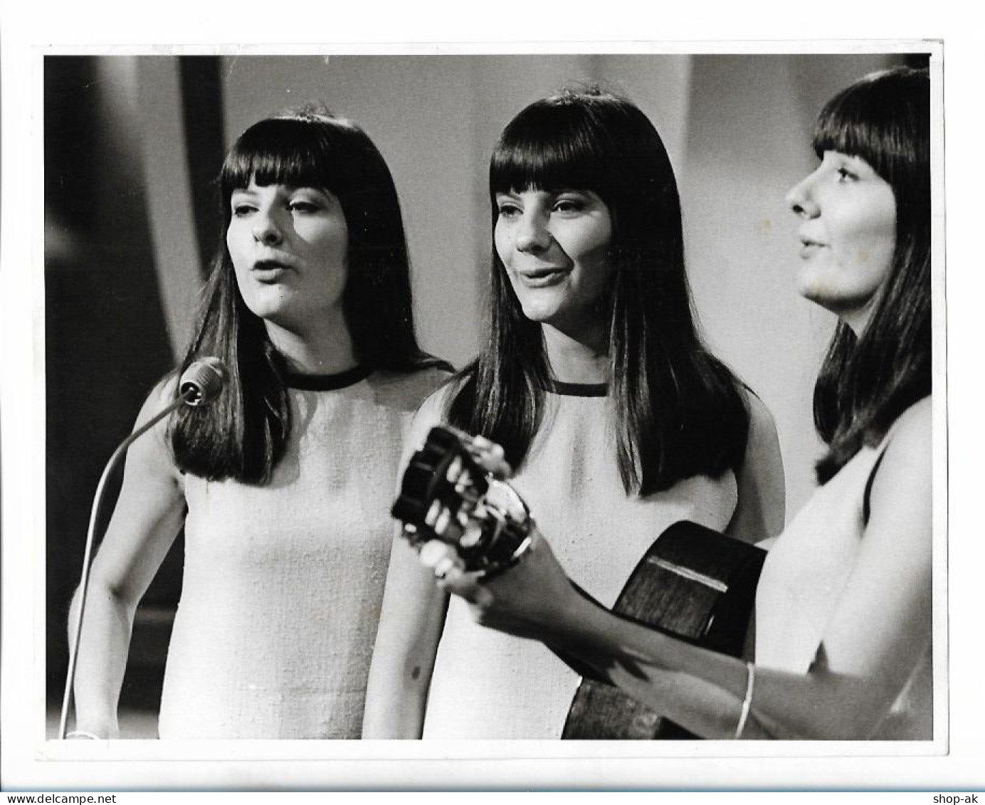 C6407/ Sängerinnen The Karlins Pressefoto Foto 21,5 X 16,5 Cm 1966 - Autres & Non Classés